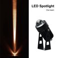 thumbnail image 4 of Advancent Foco LED de pared 220V 250LM 5W resistente a la intemperie iluminación de paisajismo fiesta 180 grados lámpara de haz giratorio patio Iluminación y accesorios Luz blanca cálida, 4 of 6