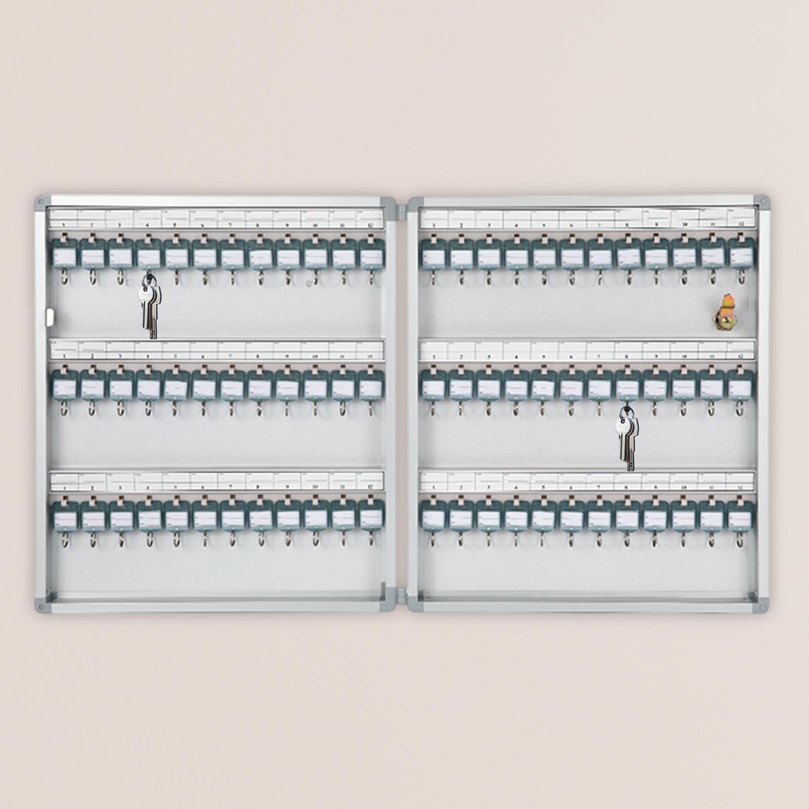 figatia 72 Position Key Lock Box Key Management Keeper Box Wall Mount Locking Key Cabinet Key Box for Repair Shops Garage Companies