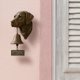 thumbnail image 3 of Timbre de bienvenida CLLC Doberman, Timbre de bienvenida Terrier, Timbre divertido Bulldog, Campana colgante retro de pared con forma de carlino, Campana de metal vintage para puerta de casa de campo, 3 of 7
