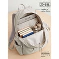 thumbnail image 5 of Deago School Backpack for Teens Women Large Nylon Bookbag Casual Lightweight High School College 14 inch Laptop Bags Travel Daypacks (White), 5 of 8