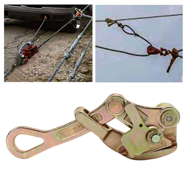 Aramox Wire Grip Puller for Trailers Ships RVs Trucks, Universal Cable Grip Puller High Strength Stable Performance