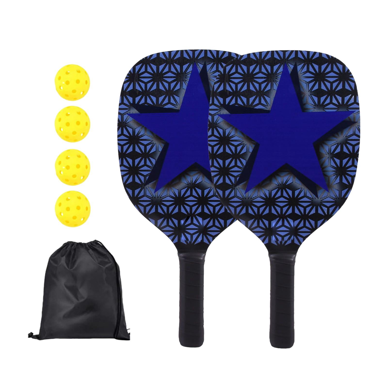 DimyFew Premium Pickleball Paddle Set with Storage Bag, Non-Slip Grip, Comes with 4 Ball