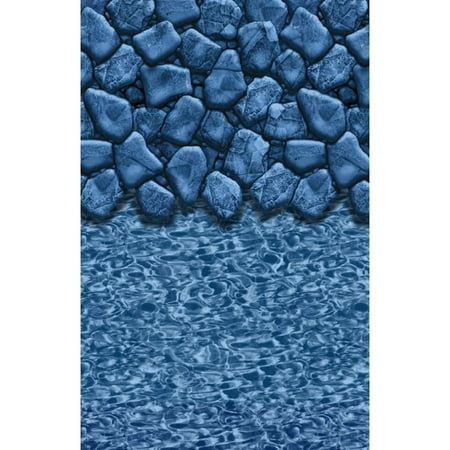 30-ft. Round Overlap Above Ground Pool Liner - Boulder Swirl - 25-Gauge - Walmart.com