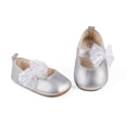 thumbnail image 5 of Yoyauz Baby Girl Mary Jane Shoes Anti Slip Rubber Sole Ballet Slippers Princess Dress Wedding Shoes Newborn Kids Shoes Toddler Shoes（0-12 Month）, 5 of 8