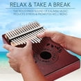 thumbnail image 4 of Piano Thumb UNOKKI Kalimba de 17 teclas en caoba con accesorios, 4 of 8