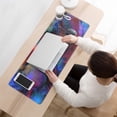 thumbnail image 2 of Galaxy Large Gaming Mouse Pad - 31.5x11.8 inch, Non-Slip Rubber Base, Desk Mat with Durable Stitched Edges - Enhances Keyboard & Mouse Performance, 2 of 7