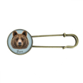 thumbnail image 1 of Giant Brown Bear Animal Retro Metal Brooch Pin Clip Jewelry, 1 of 3
