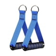 thumbnail image 2 of 2 asas de ejercicio para gimnasio, accesorios de agarre, asas de repuesto para máquina de cable, agarres de anillo en D para levantamiento de pesas,, 2 of 8