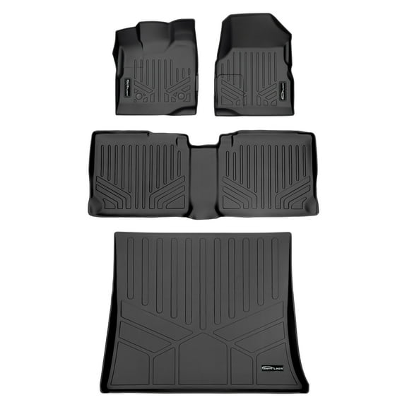SMARTLINER 3 Rows Custom Fit Floor Liners Compatible with 2010 - 2011 GMC Terrain