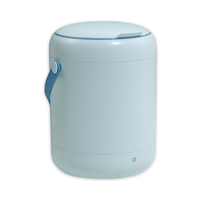 Desktop 2.8 litros lavadora portátil personal ropa interior lavandería lavado pequeño lavado viaje camping limpieza apartamento dormitorio azul estadounidense enchufe Vogacara HA010972-02B