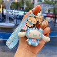 thumbnail image 1 of Sanrio-Llavero de Hello Kitty Kuromi para niños, llaveros con colgante de Pochacco, Pompón, Purin, bonito, Cinnamoroll, My Melody, Kawaii YAOSANBAO BAO unisex, 1 of 2