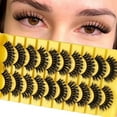 thumbnail image 4 of Eyelashes Wispy Lash Extension Clusters Natural DIY Individual Lashes 20Pcs Volume Lashes for Stunning Eye Look, 4 of 7