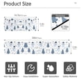 thumbnail image 3 of Yayeee Faucet Mat for Kitchen Sink 30" Diatomite Long Splash Guard Pad, Blue Cute Snowmen, 2 Pack, 3 of 7
