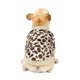 thumbnail image 5 of Ropa para mascotas, ropa gruesa para perros con estampado de leopardo, conjunto de ropa de lana para perros de 2 piezas, blanco, marrón, L, 5 of 5