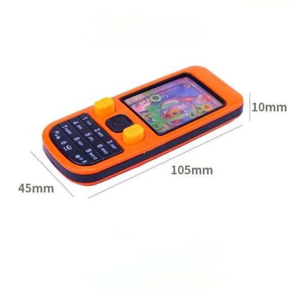 Offer Sale! Retro Toy Water Set: Mobile Phone Design Water & Handheld Game Underwater Ring Arts Crafts Diy Toys 4.3"X2.0"X0.4" Birthday Gift for Boys and Girls Happy Day!