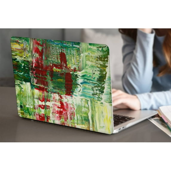 KSK KAISHEK Hard Shell Case Compatible with MacBook Pro 14" with XDR Display Touch ID Type C + Black Keyboard Cover Model: A2442 & A2779 (Flower 1919)