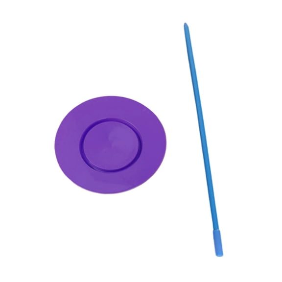 S SERENABLE Juggling Spinning Plate Circus Plate Spinning Skill Dance Party Multi Colors violet