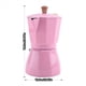 thumbnail image 4 of 2X la Cafetera Latte Mocha Cafetera Espresso Moka Cafetera Olla Cafetera de Estufa 300Ml Rosa, 4 of 5