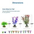 thumbnail image 3 of GreenJoy Aquarium Decorations Accessories - Artificial Fish Tank Decor Kit for Plastic Plants 4.92in, 3 of 7