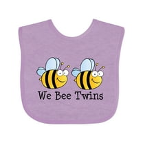 Inktastic We Bee Twins Boys or Girls Baby Bib