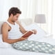 thumbnail image 5 of Balery Daisy Plaid Blue Pantalones de pijama para hombre, pijama ultraligero, pantalón de descanso-Large, 5 of 6