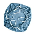 thumbnail image 3 of Funda para silla de oficina, lavable, elástica, extraíble, para sillas de juego, antideslizante, suave. Azul, 3 of 9