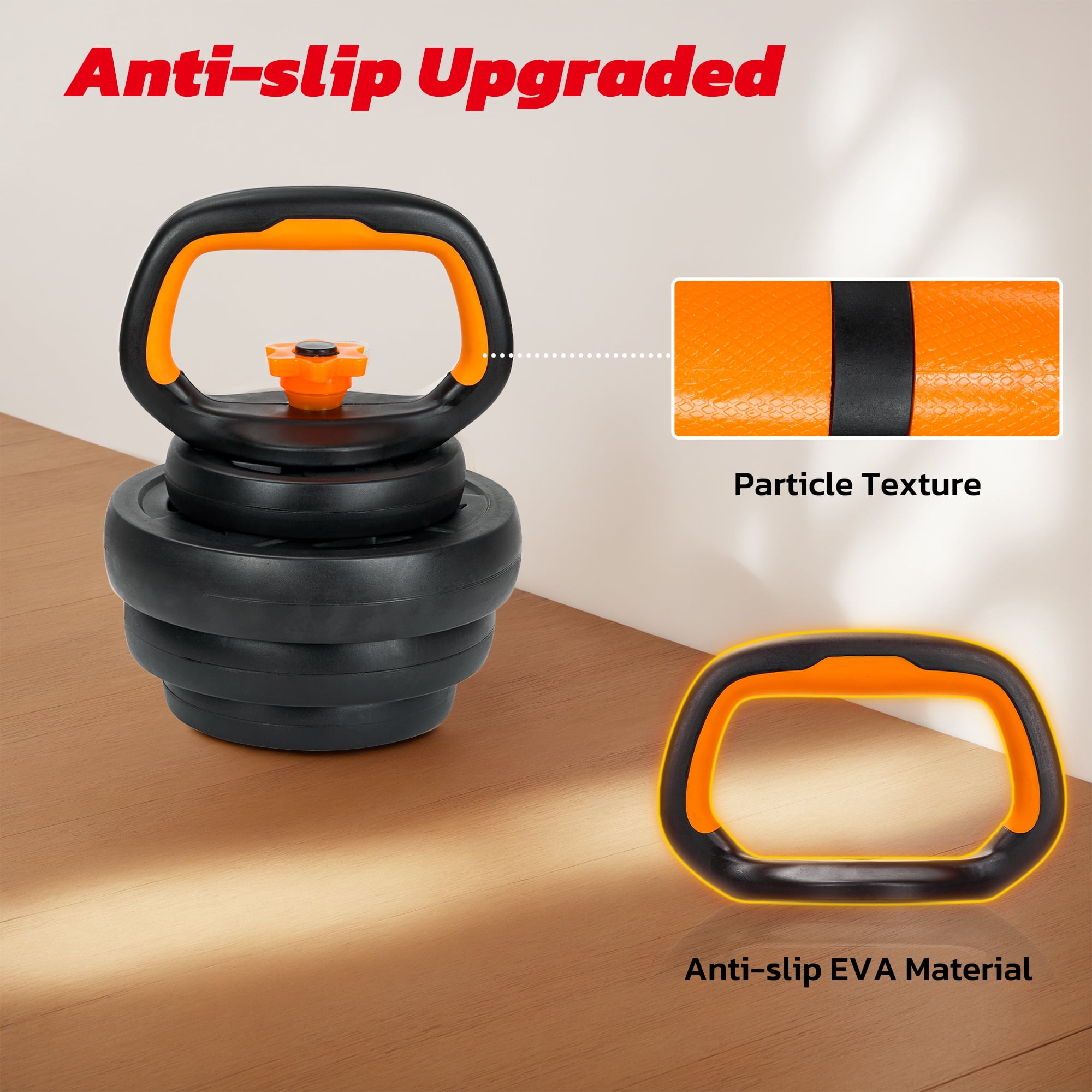 Naipo 66LB Dumbbell Set 5 in 1 Adjustable Changeable  with Connector Dumbbells Barbells Kettlebell Push up Stands for Home Gym Exercises Men Women