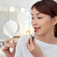 thumbnail image 4 of Hand Glass Double Sided Handheld Glass 1X/3X Magnifying Glass With Handle Set Of 2 (Clear),Clear Makeup Magnifying Glass, 4 of 8
