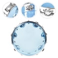 thumbnail image 4 of Percussion Instrument 8 Inch Self-tuning Double Row Tambourine for Playing, 4 of 8