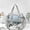 Silver, variant on Zipper Organization Bags, Multifunctional Transparent Backpack (Black), Waterproof Pvc Storage Bag, Large Capacity Travel Bag for Work, Sports Games, Gym