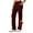 Wine, variant on Dasayo Brown Women's Pants Fleece Lined Winter High Waist Thermal Warm Drawstring Pants Womens Slacks L