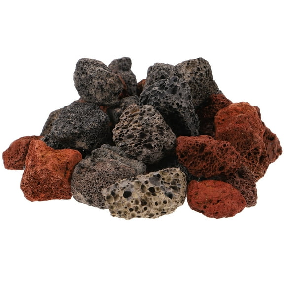 ibasenice 1Set Multi Function Brown Aquarium Gravel Stones for Fish Tank and Garden