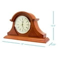 thumbnail image 3 of Bedford clock collection Mahogany cherry Mantel clock with chimes, 3 of 5