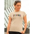 thumbnail image 2 of Dreamland Los Angeles Banner T-Shirt Women -Image by Shutterstock, Female Small, 2 of 4