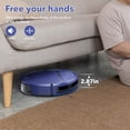thumbnail image 4 of iMartine Robot aspirador y trapeador 2 en 1, compatible con wifi y app, autocargable, delgado, ideal para mascotas, suelos duros, alfombras de pelo corto., 4 of 5