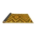 thumbnail image 2 of Ahgly Company Indoor Square Oriental Yellow Traditional Area Rugs, 8' Square, 2 of 4
