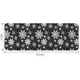 thumbnail image 7 of Black Christmas Snowflake Pattern Kitchen Rug Mat,Kitchen Runner Rugs Non Skid Washable,Decorative Kitchen Floor Mats for Kitchen,Sink,Laundry,17"x47.2", 7 of 7