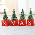 thumbnail image 3 of 4 Pcs Tabletop Christmas Tree 4.8 inch Mini Artificial Christmas Tree Tabletop Small Xmas Tree for Holiday Indoor DIY Christmas Decoration, 3 of 5