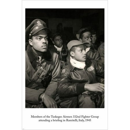 Tuskegee Airmen Members 332Nd Fighter Group Photo Poster 1945 (We The Best Music Group Members)