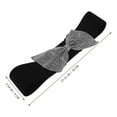thumbnail image 2 of OUNONA Wide Elastic Black Waist Belt with Rhinestone Bow for Elegant Dress and Formal Wear, 2 of 7
