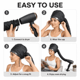 thumbnail image 6 of Hooded Hair Dryer Cap for Women for Natural Curly Textured Hair Care Styling 2 Pcs, 6 of 7