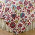 thumbnail image 3 of Teagan Pink Floral Full/Queen 3 Piece Quilt Set, 3 of 5