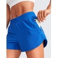 thumbnail image 5 of CRZ YOGA Athletic Shorts for Women 3"High Waisted Quick Dry for Running Workout Gym Track with Zip Pocket, 5 of 6
