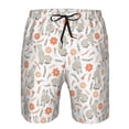 thumbnail image 3 of Goofa Flower Rabbit Printed Mens Swim Trunks Summer Quick Dry Short Beach Swimwear Bathing Suits-Large, 3 of 9