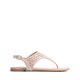 thumbnail image 2 of Sandalia DREAM PAIRS plana nude con tira en T y pedrería talla 7.5, 2 of 7