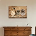 thumbnail image 2 of wall26 - Rustic Canvas Wall Art - Three Owls - Giclee Print Modern Wall Art | Stretched Gallery Wrap Ready to Hang Home Decoration - 12x18 inches, 2 of 4