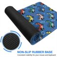 thumbnail image 6 of Long Mouse Pads for Desk,Blue Cartoon Dinosaurs Text Pattern Desk Mats on Top Of Desks, Desk Mouse Pad Extra Large with 3mm Non-Slip Base and Stitched Edge for Gaming,Office,Work,Home 47.3"x23.6", 6 of 6