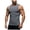 Grey, variant on Compression Shirt Men Slimming Body Shaper Vest Crewneck Workout Shirts Tummy Control Undershirts (White, L)