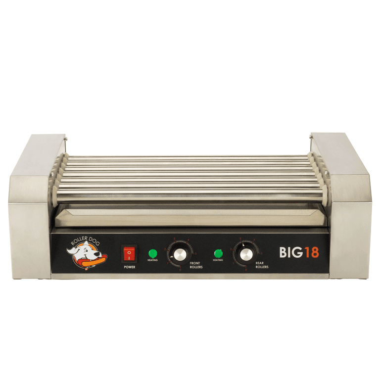 18 Hot Dog 7 Roller Grill Commercial Cooker - Costway