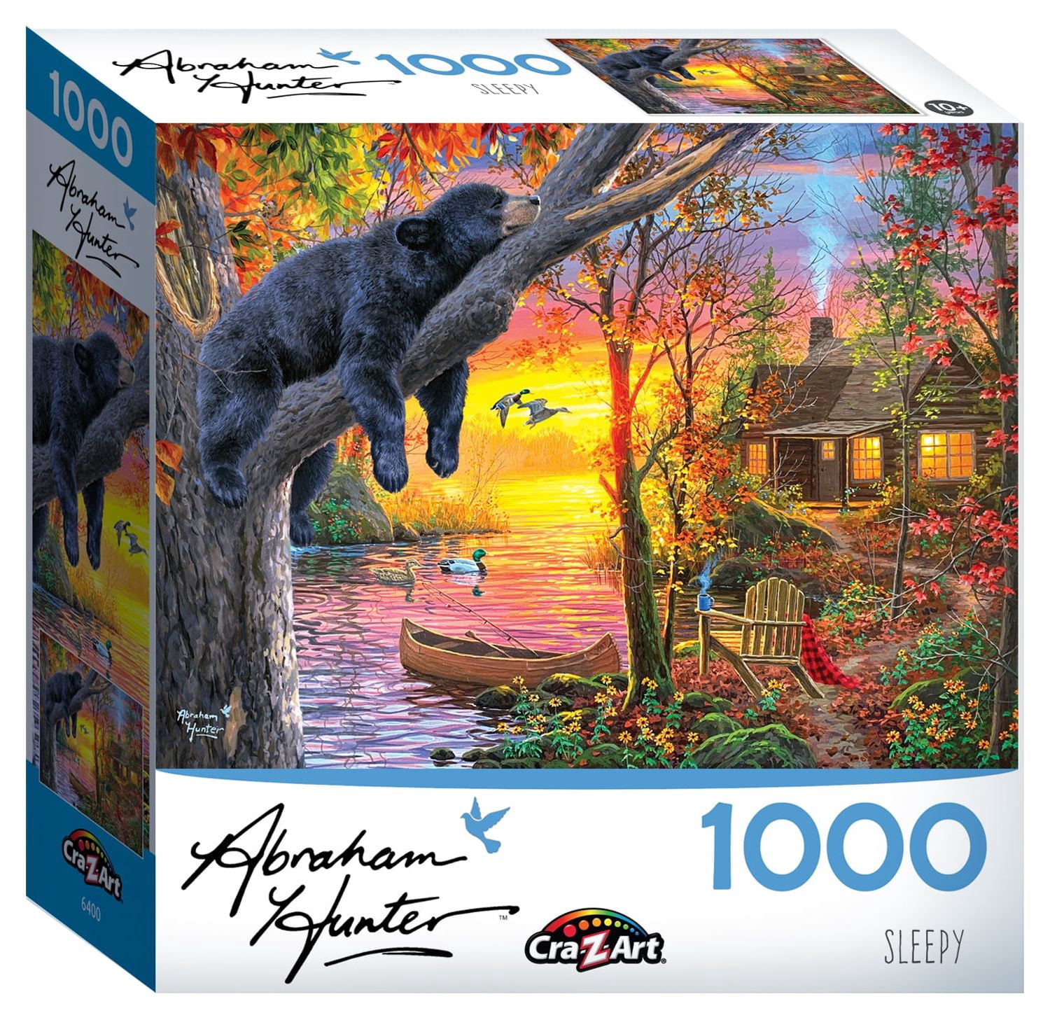 Abraham Hunter 1000 Piece Jigsaw Puzzle - Sleepy